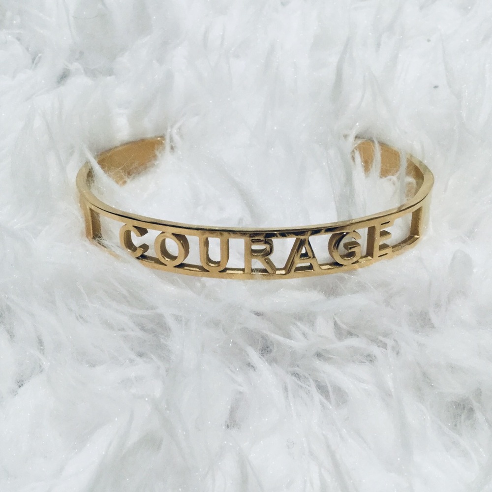 COURAGE Bangle.💪 A message to help you keep going